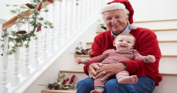 Treppenhaus weihnachtlich dekorieren