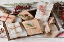 Weihnachtsgeschenke dekorativ verpacken