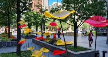 Flexible, langlebige Glasfaserstäbe ermöglichen filigrane Sonnenfänger mit lebendigen (Foto: CG TEC Carbon und Glasfasertechnik GmbH)